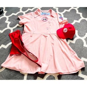 'A League of Their Own' Pluse Size Dottie Baseball Costume! NWT